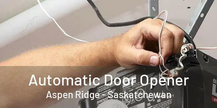 Automatic Door Opener Aspen Ridge - Saskatchewan