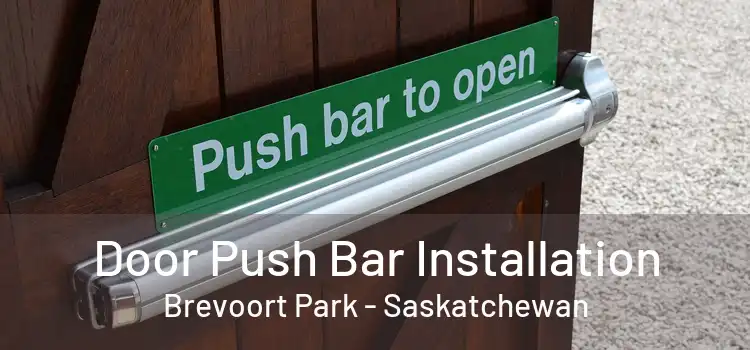 Door Push Bar Installation Brevoort Park - Saskatchewan