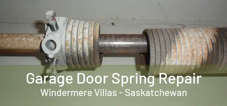 Garage Door Spring Repair Windermere Villas - Saskatchewan